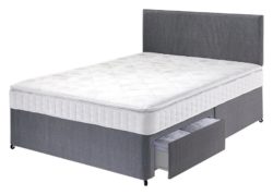 Airspring - Elmdon Luxury Pillowtop - Double 2 Drawer - Divan